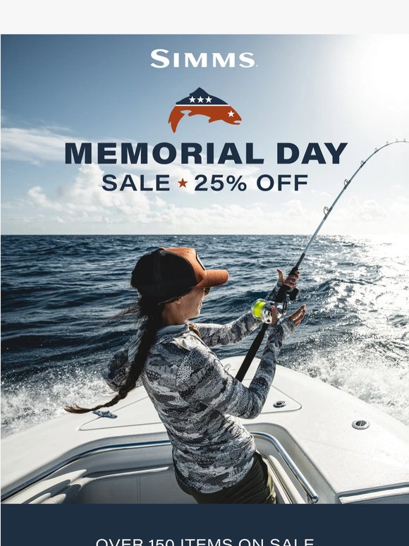 NOW LIVE: 25% off Memorial Day Sale