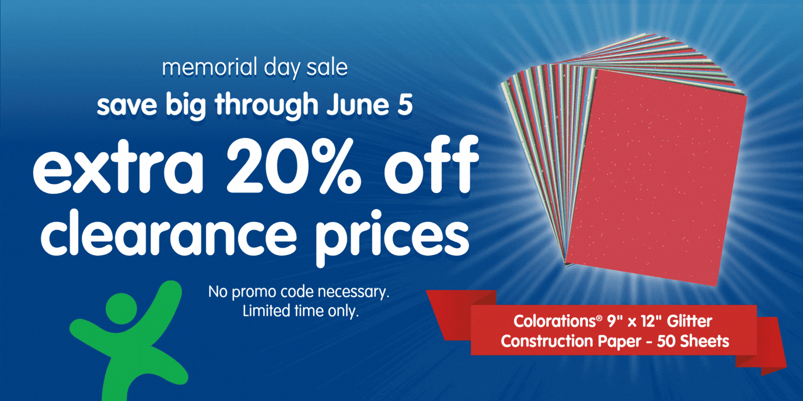 extra 20% off clearance prices through June 5