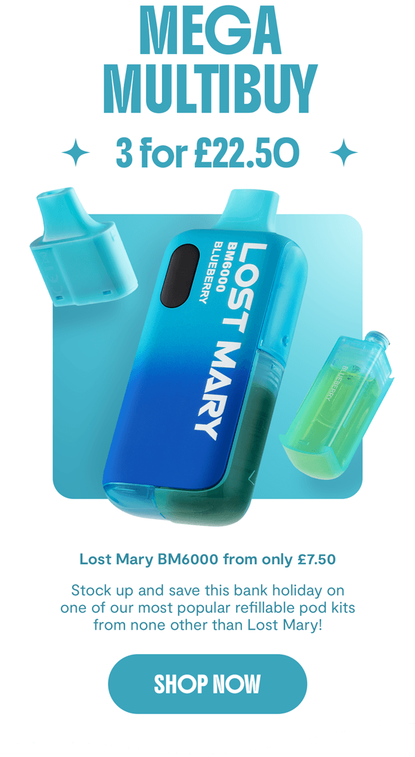 Lost Mary BM6000: 3 for £22.50