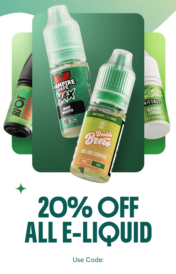 20% off All E-Liquids