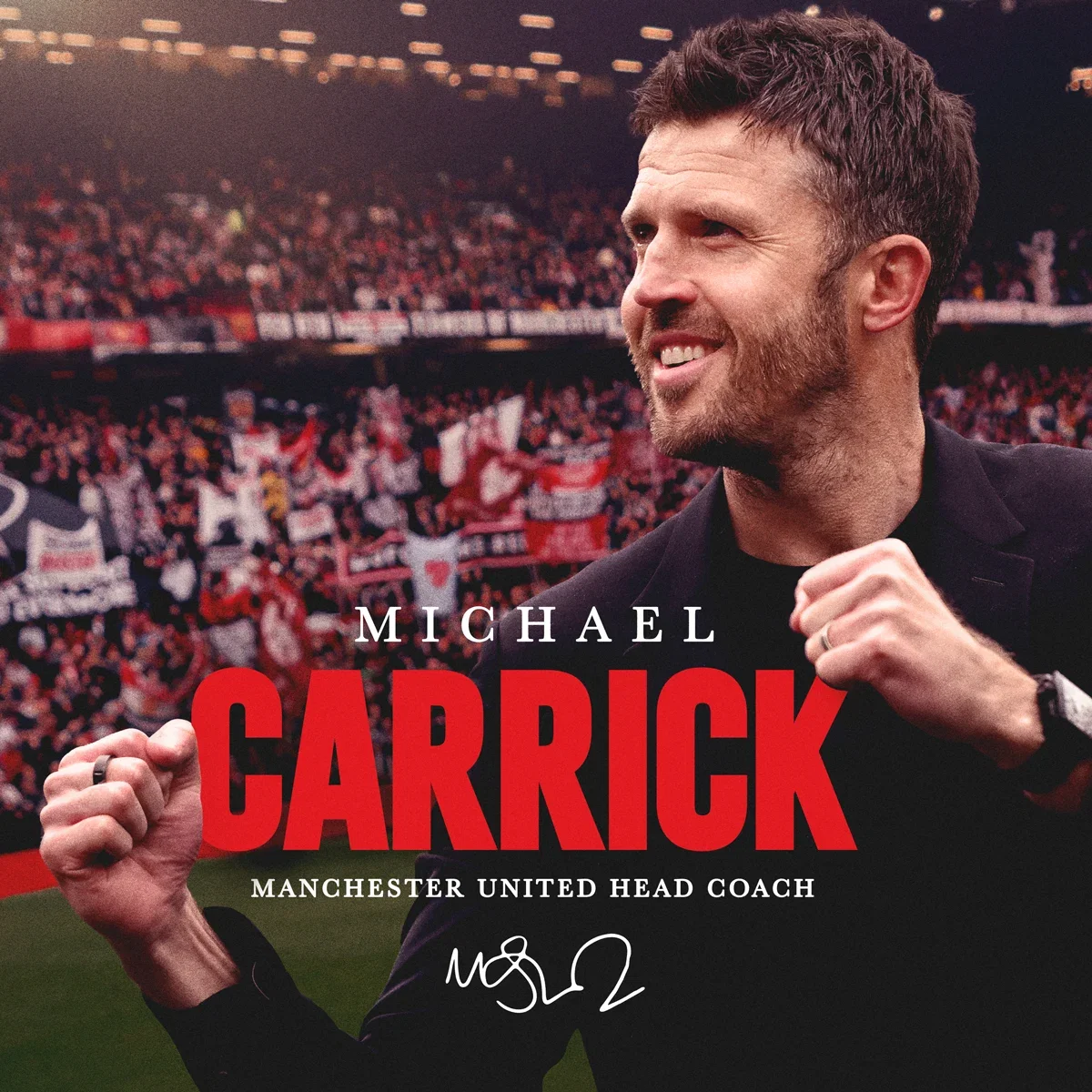 Carrick confirmed - head coach