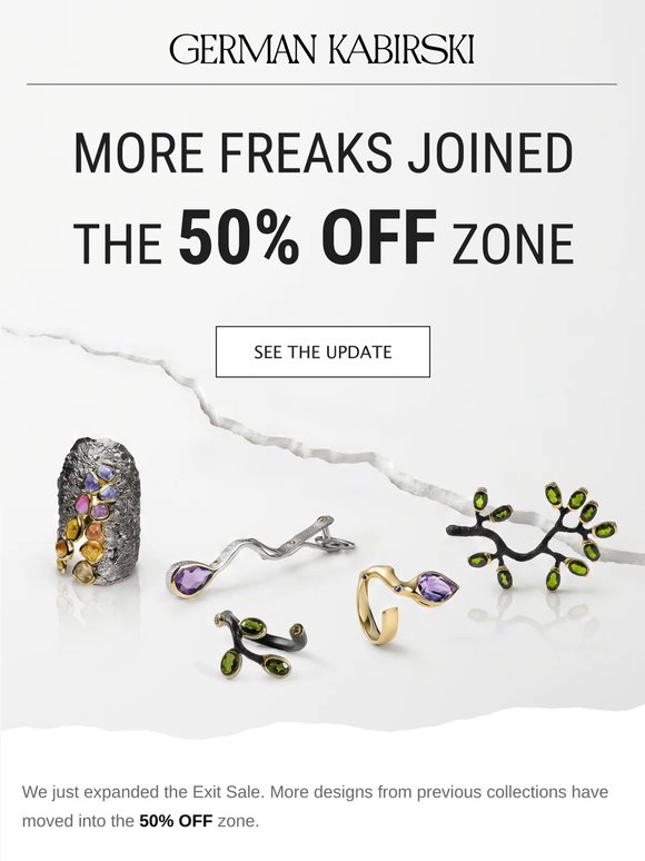 MORE in the 50% OFF Zone 💣