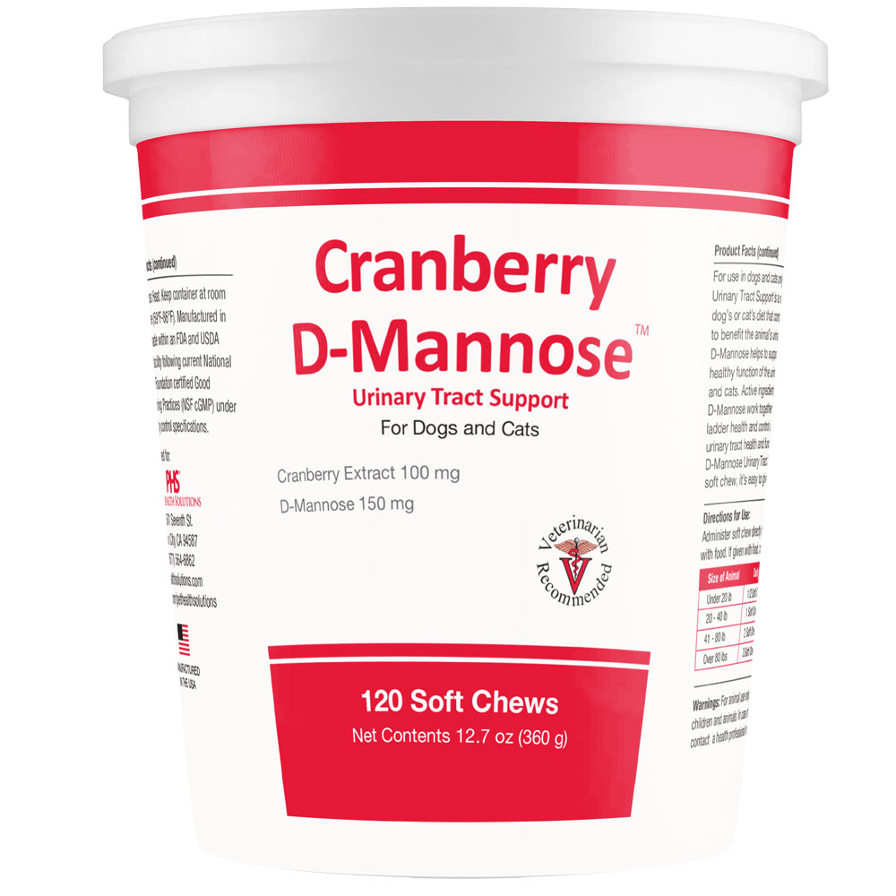 Image of Cranberry D-Mannose Urinary Tract Support (120 Soft Chews)