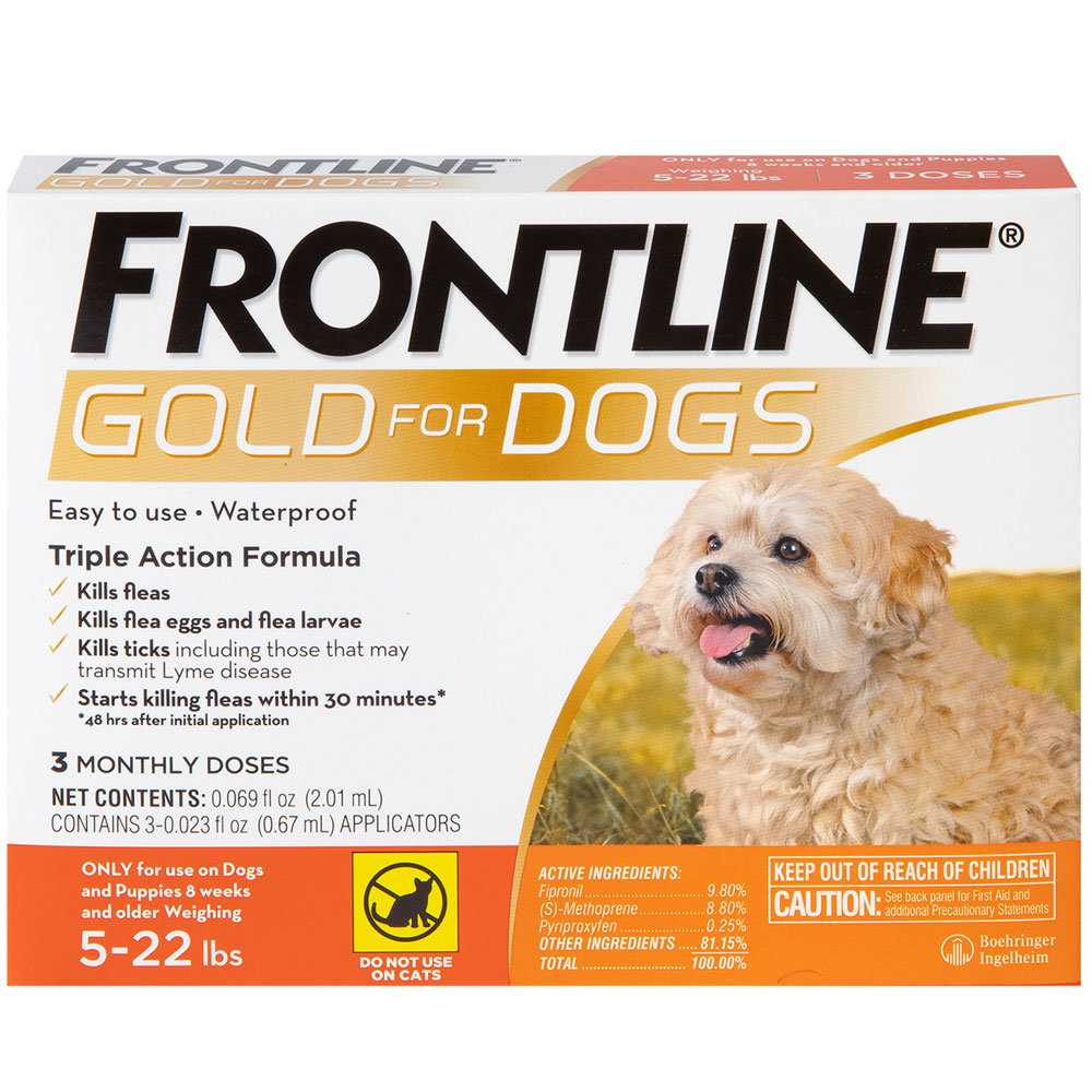 Image of Frontline Gold for Dogs 5-22 lbs, 3 Month
