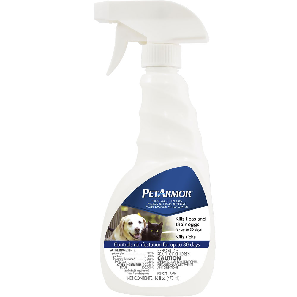 Image of PetArmor FastAct Plus Flea & Tick Spray (16 oz)