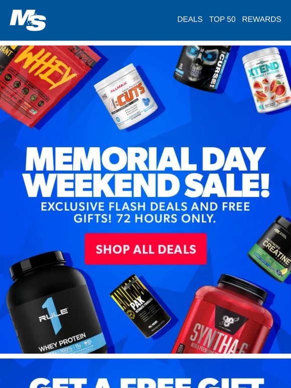 Memorial Day Weekend Flash Deals ⚡