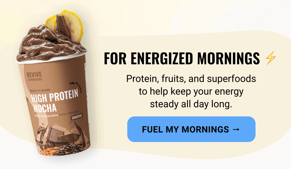For energized mornings