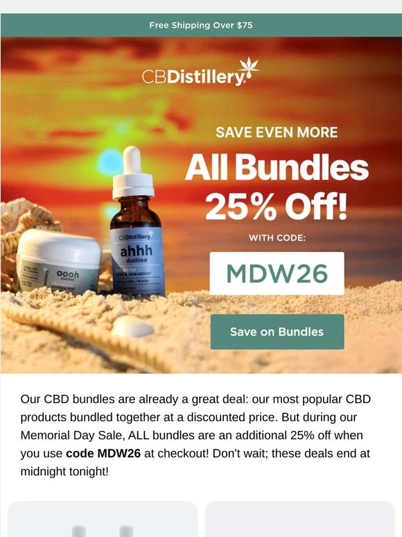 All bundles are 25% off now!
