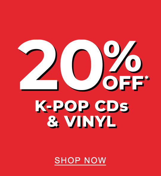 20% Off* K-Pop CDs & Vinyl - 30% OFF Hardcover Bestsellers - SHOP NOW