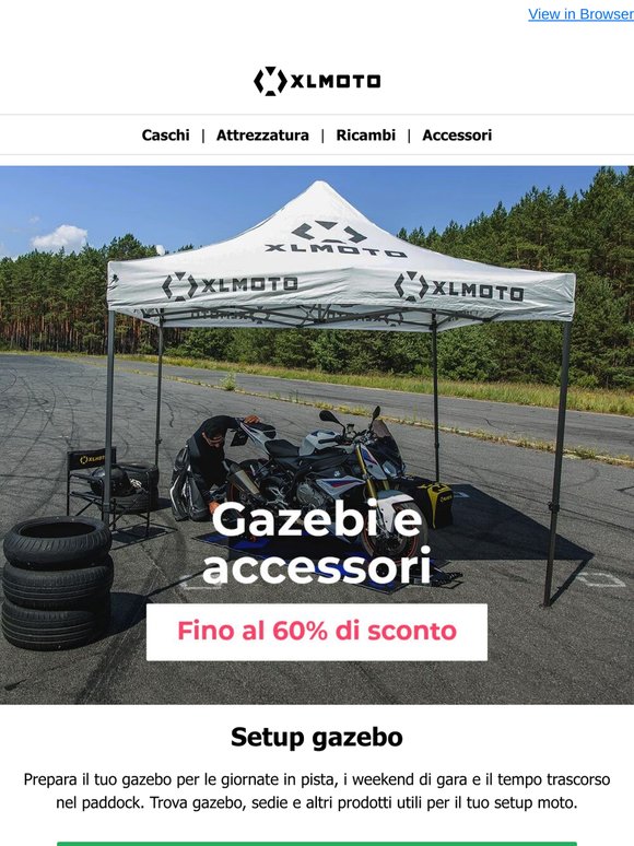 OFFERTA! Gazebo Easy-up e accessori