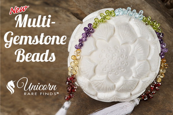 New Multi-Gemstone Beads - Unicorn Rare Finds