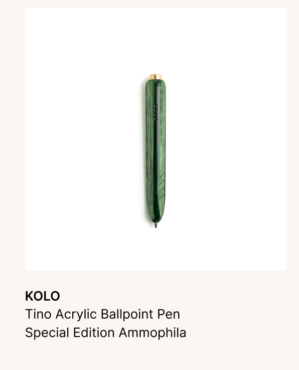 KOLO Tino Acrylic Ballpoint Pen Special Edition Ammophila
