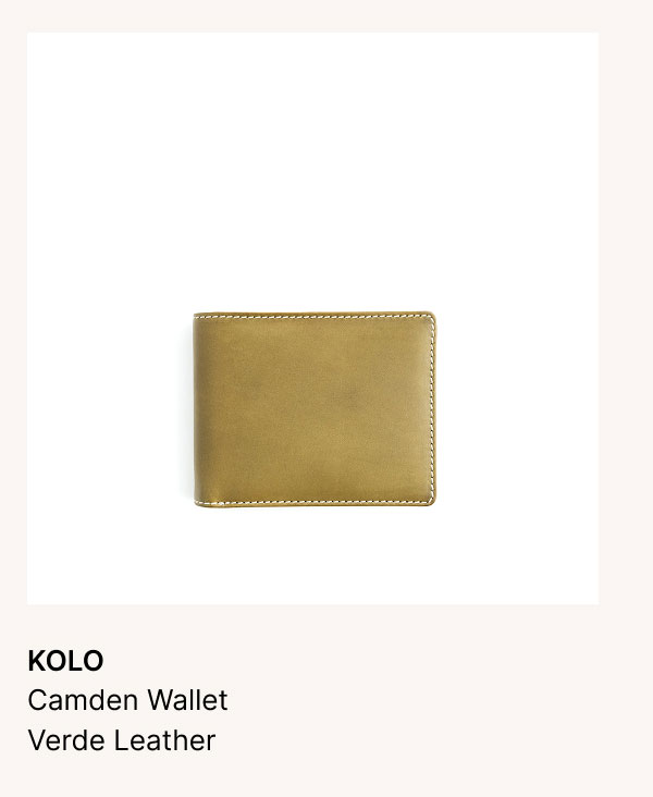 KOLO Camden Wallet Verde Leather
