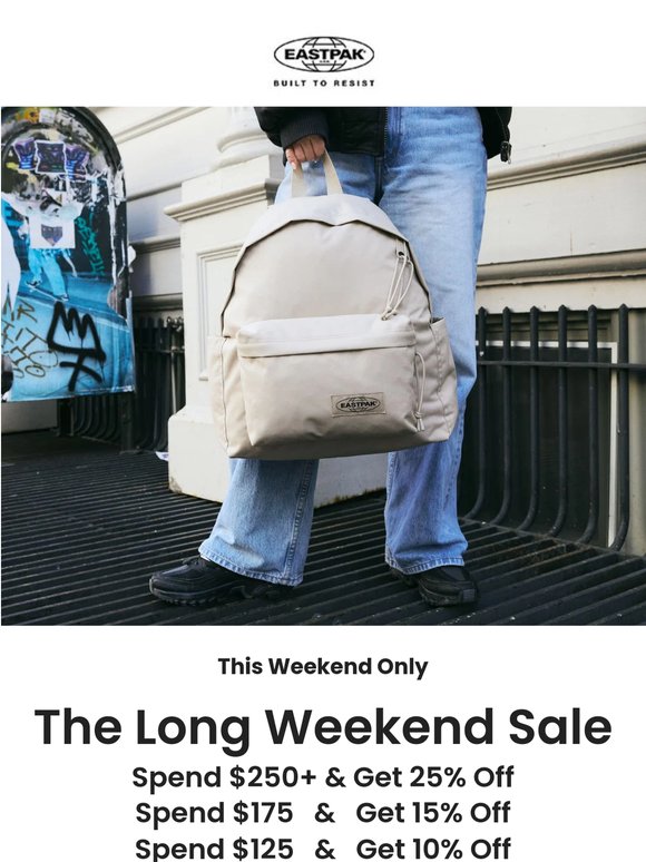 The Long Weekend Sale Starts Now!☀️