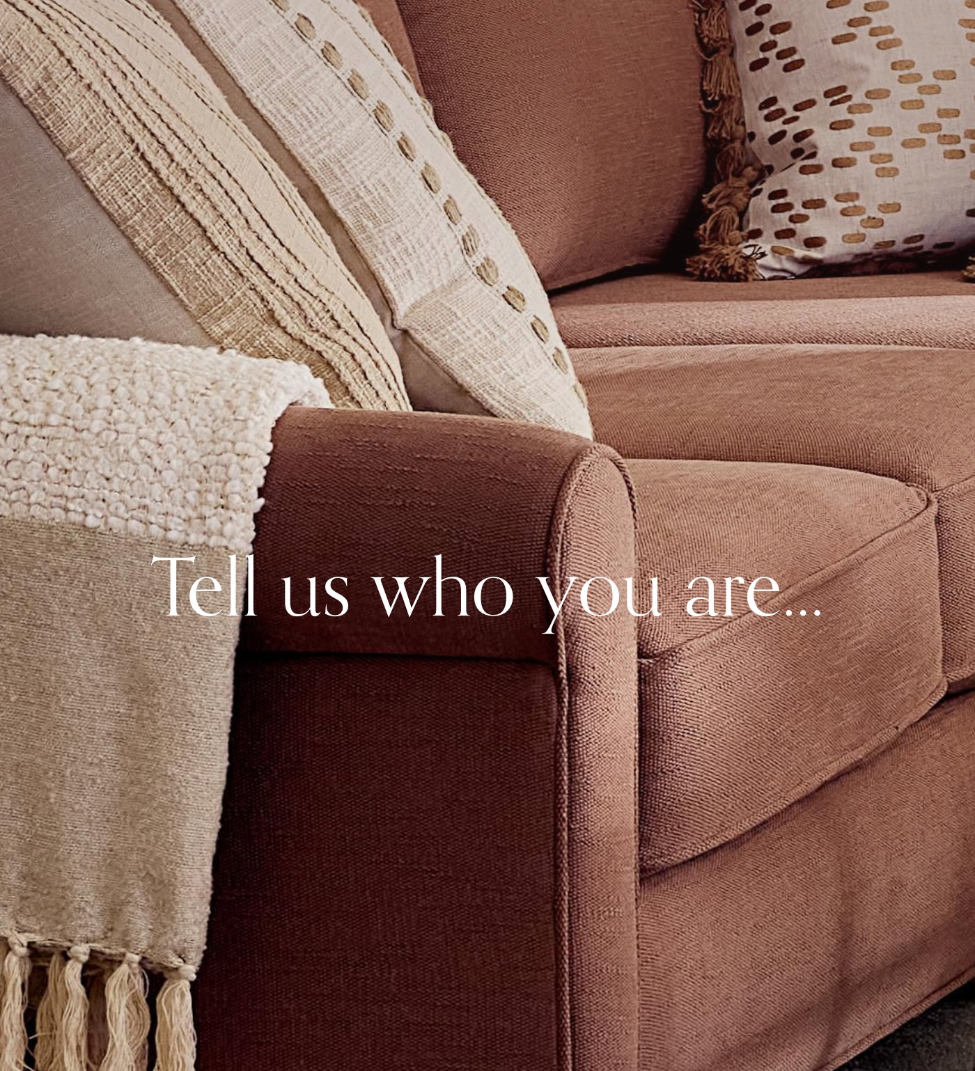 Tell us who you are...