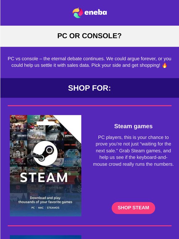 PC or console? 🤔