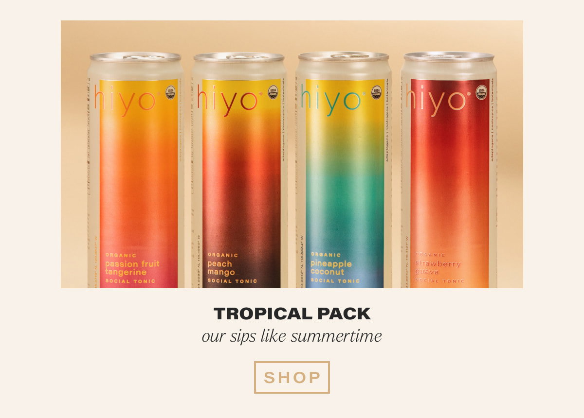 Tropical Pack | our sips like summertime | [ SHOP ]