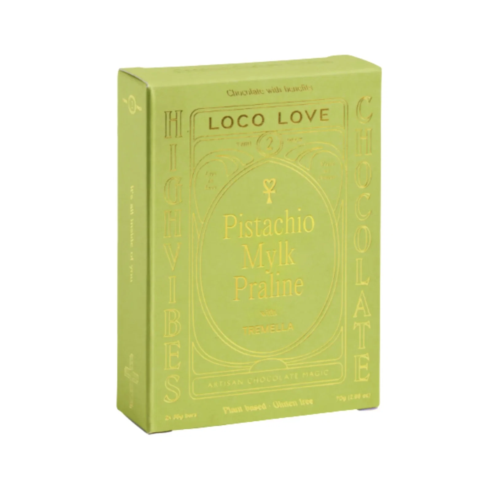 Image of Loco Love Twin Pistachio Mylk Praline 60g