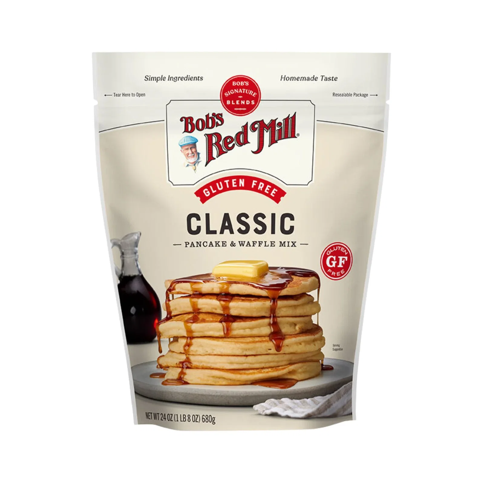 Image of Bob's Red Mill Gluten Free Classic Pancake Mix 680g