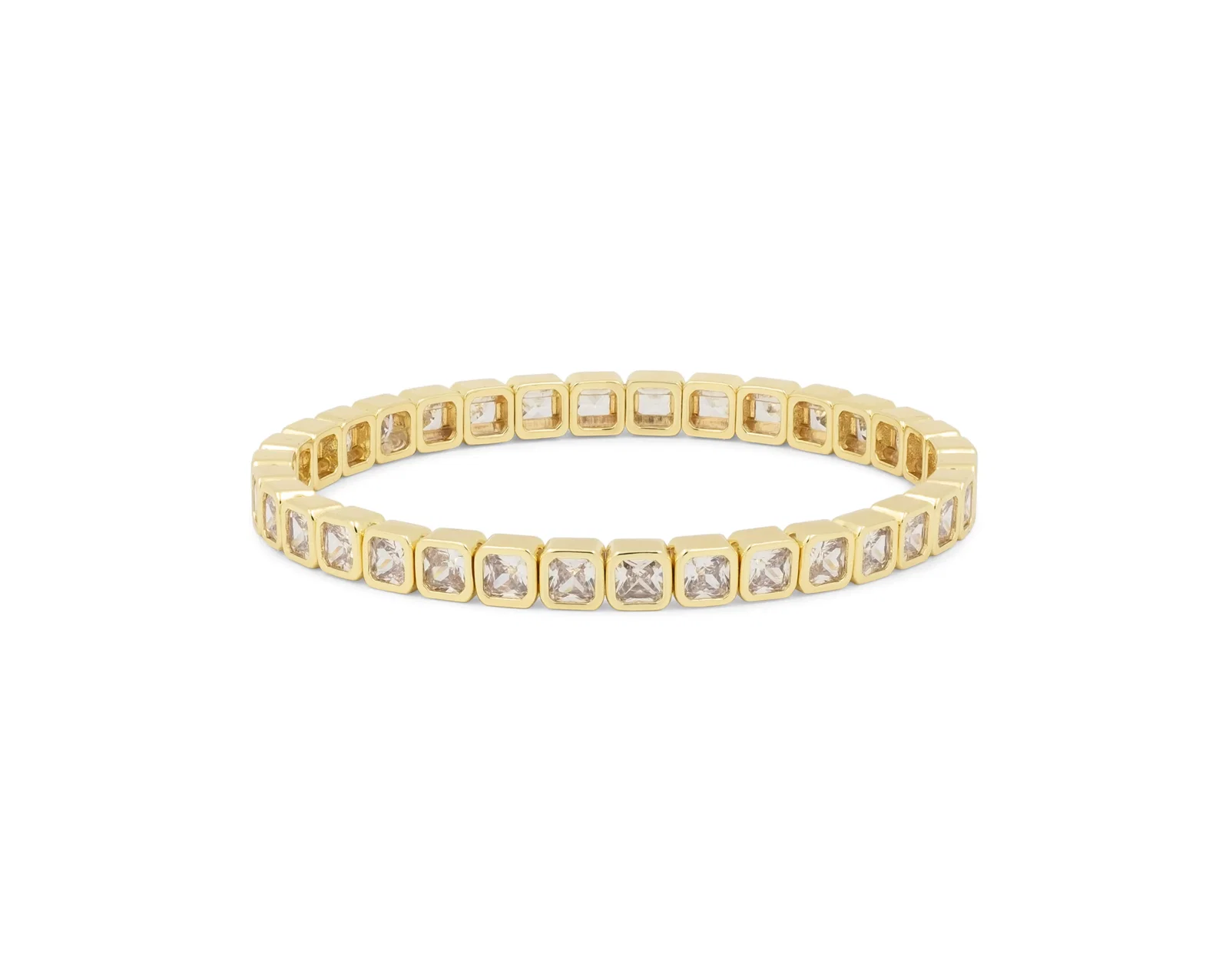 Image of THE SQUARE FLEX TENNIS BRACELET