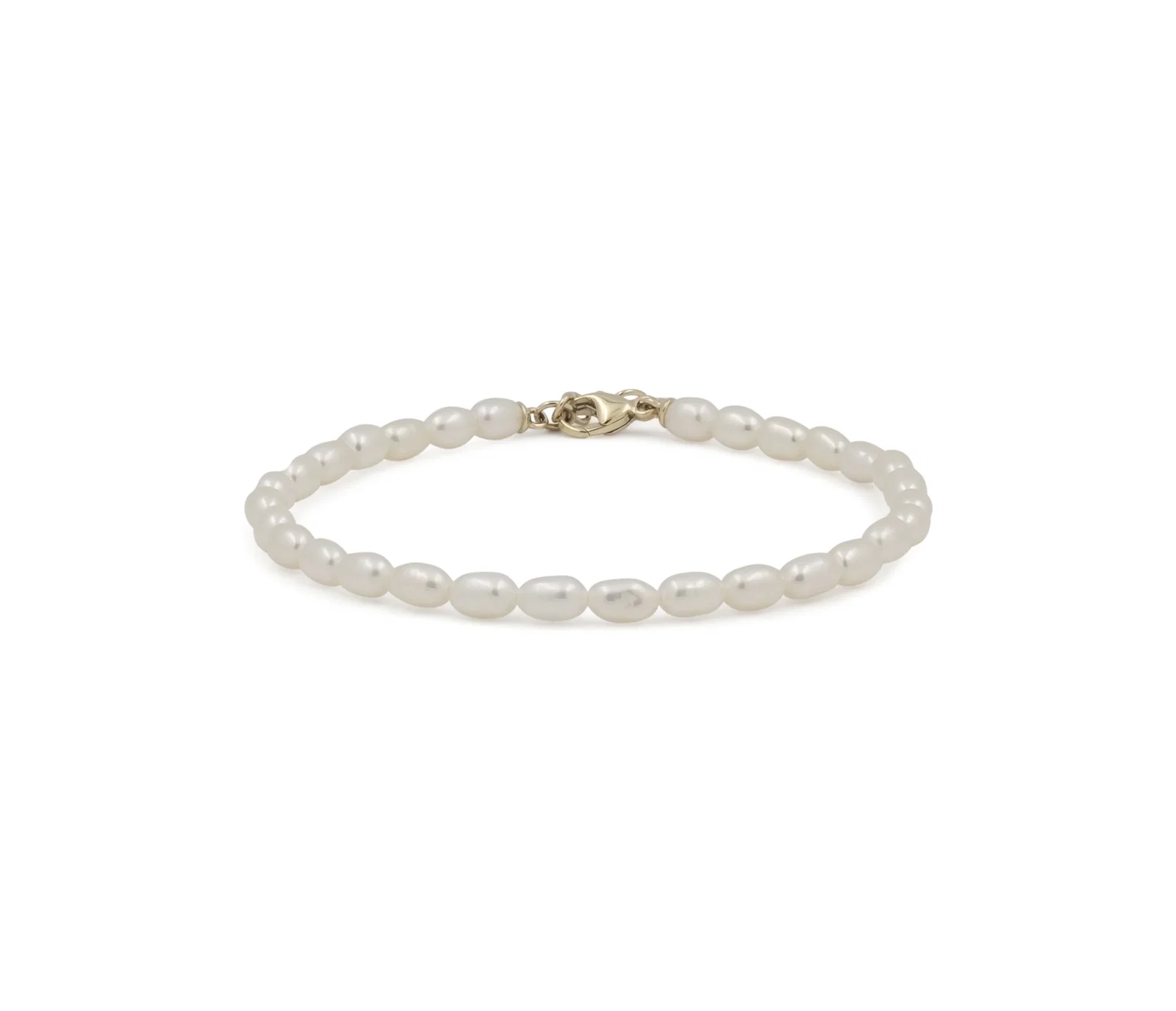 Image of THE OVAL PEARL BRACELET