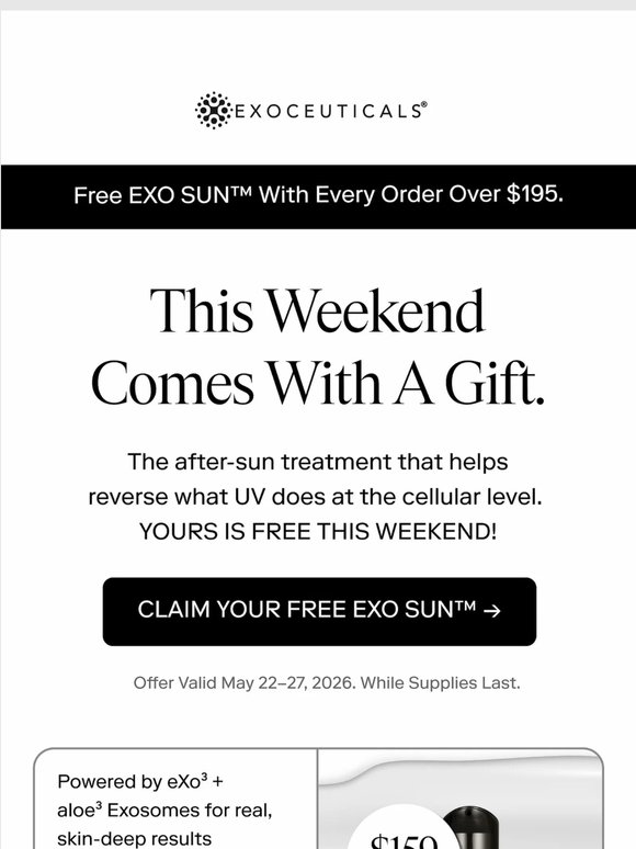 A $159 gift. Yours this Memorial Day weekend. 🎁