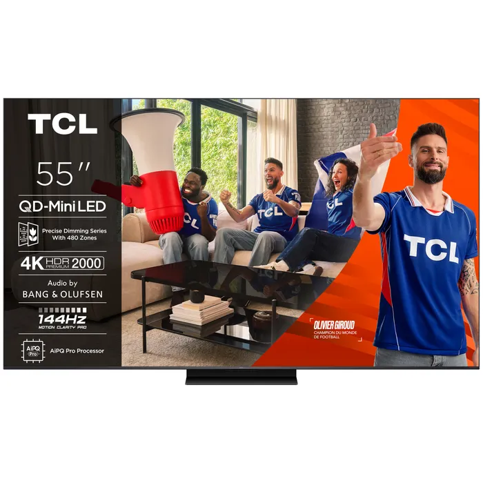 TCL Téléviseur MiniLED 55'' 140 cm 55MQLED80K