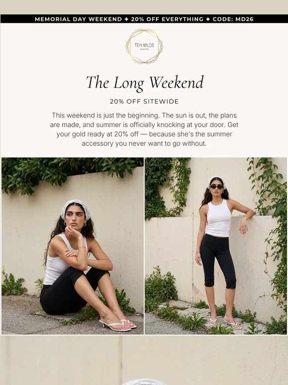 The long weekend is here.