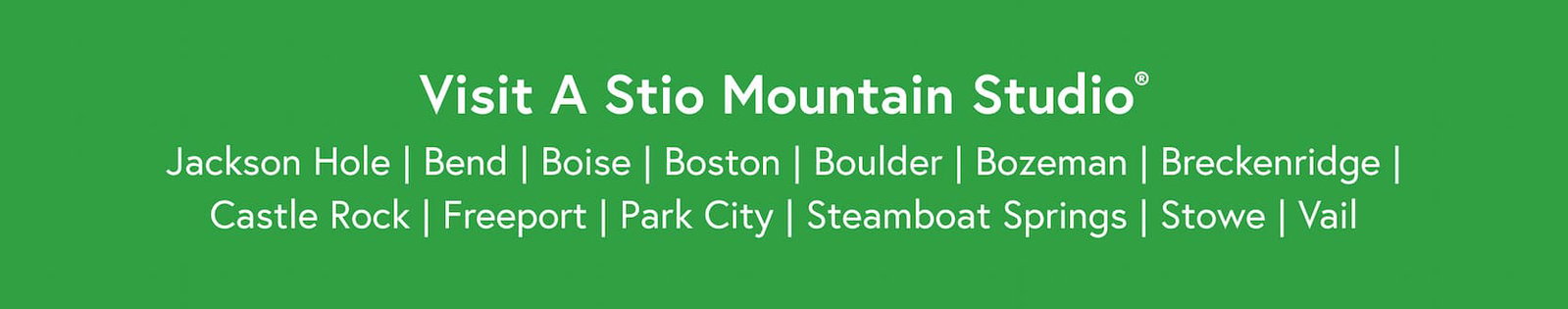 Stio Store Locator