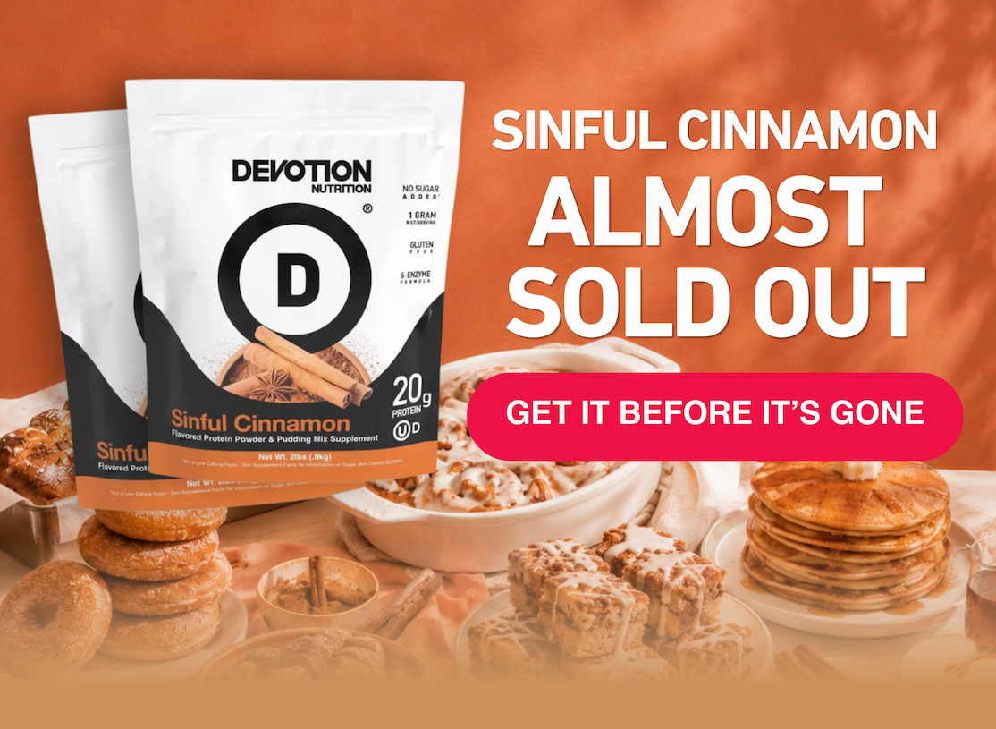 Sinful Cinnamon Flavor Protein Powder