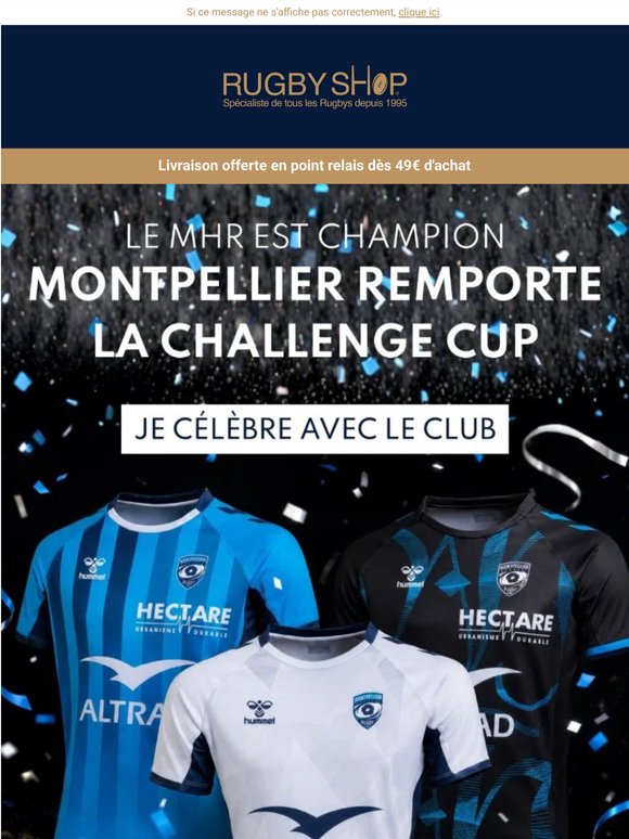 Montpellier remporte la Challenge Cup !