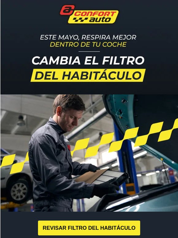 Este mes de mayo, respira mejor dentro de tu coche. 🤧 ¡Cambia el filtro del habitáculo!