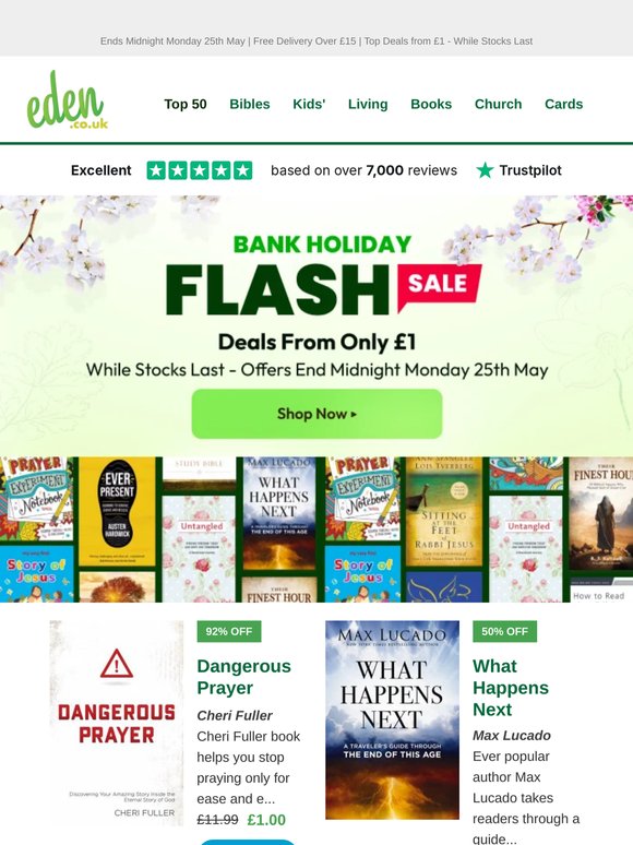 ⚡ Top Deals From £1 - Bank Holiday Flash Sale - While Stocks Last
