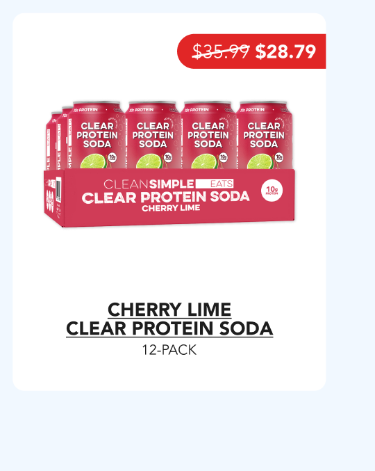 Cherry Lime Protein Soda
