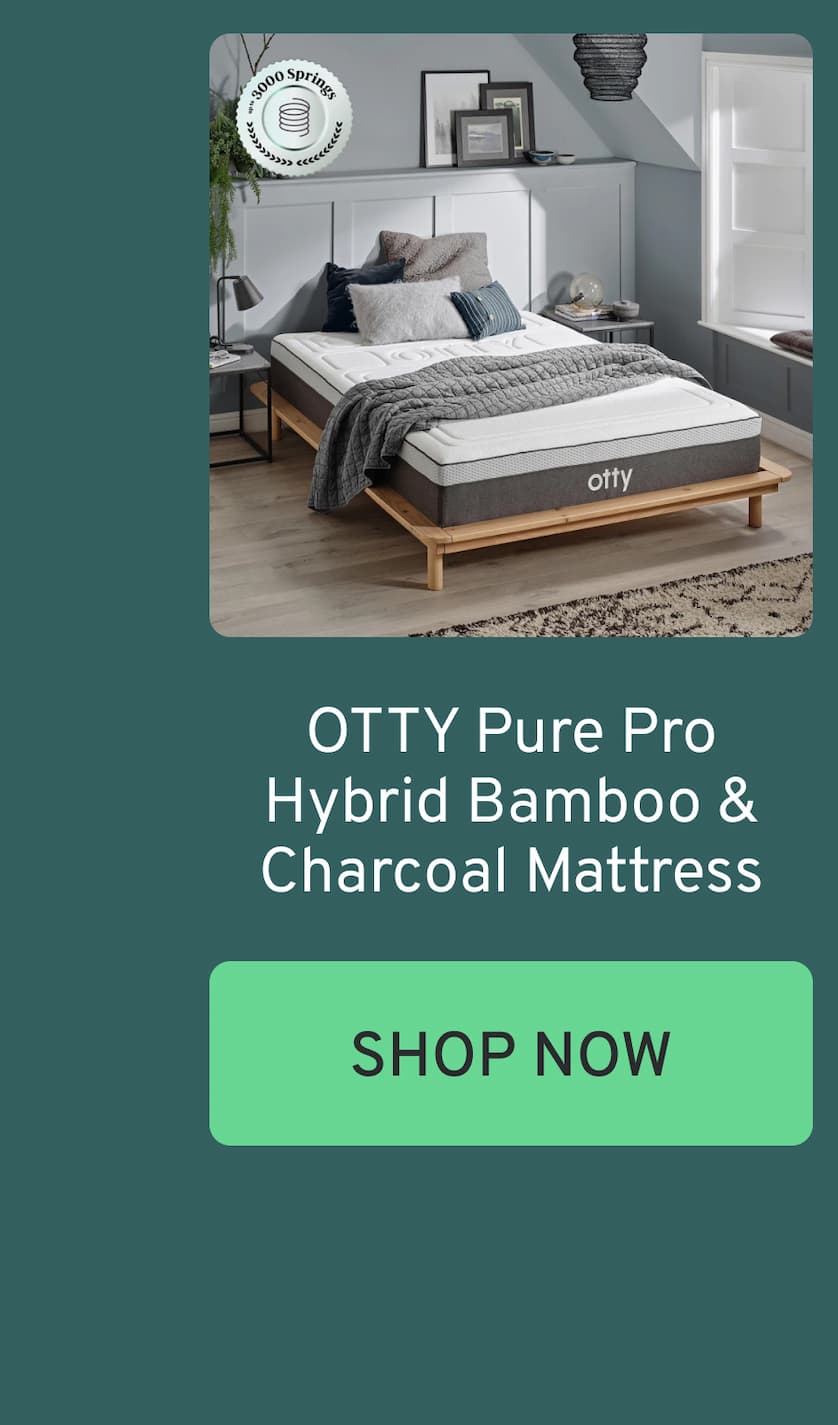OTTY Pure Pro Hybrid Bamboo & Charcoal Mattress