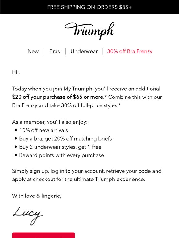 Want $20 off your next order?