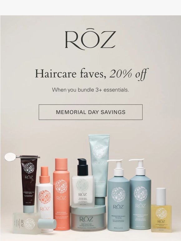 Haircare faves, 20% off