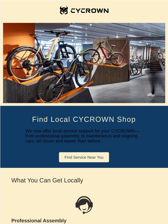 CYCROWN Is Now Closer to You Than Ever. Ready When You Are！😍