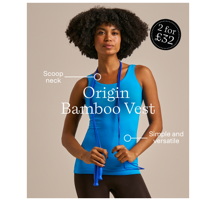 Origin Bamboo Vest. Shop now.