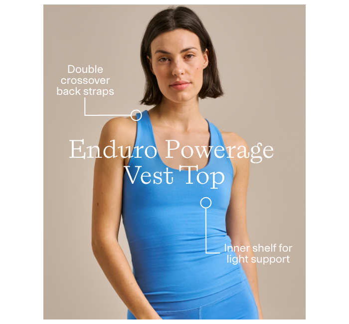 Enduro Powerage Vest Top. Shop Now.