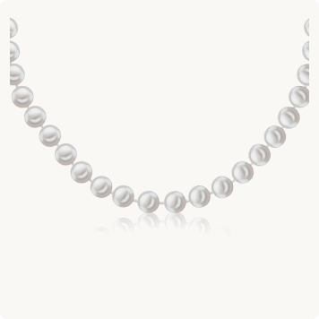 Imperial Pearl Freshwater 6.5-7mm Pearl Strand with 14k White Gold Clasp