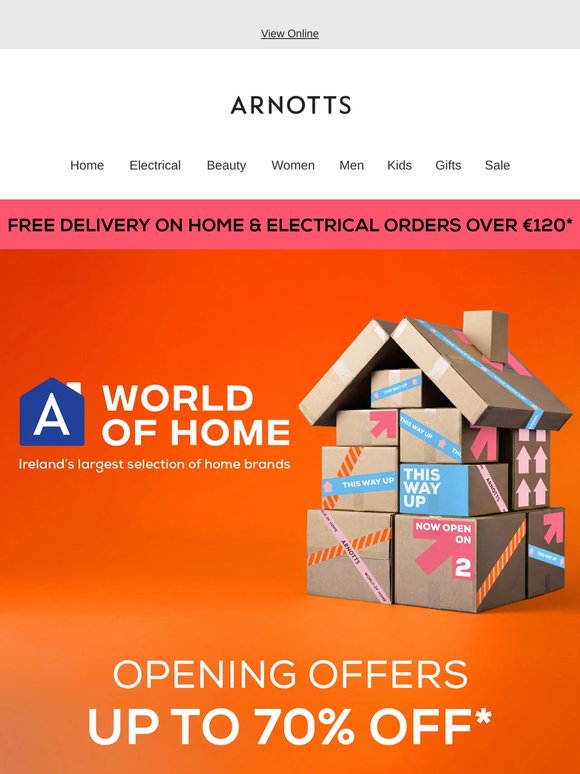Up to 70% off* home is waiting for you