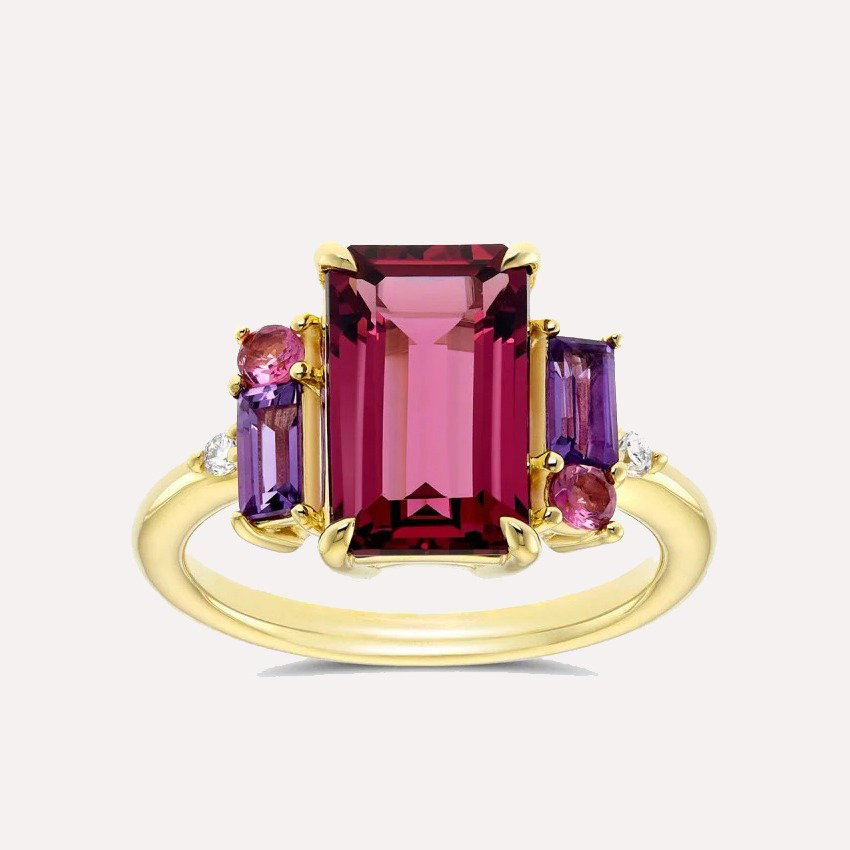 Charli Rhodolite Garnet Ring