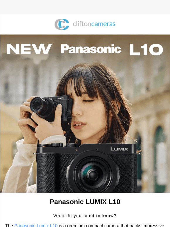 Bank Holiday Deals ☀️ LUMIX L10 everything you need to know