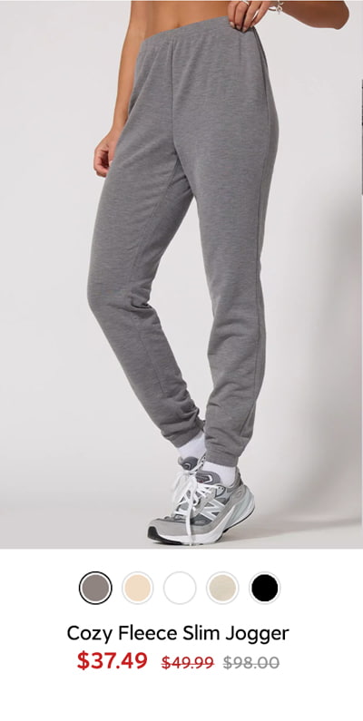 Shop Cozy Fleece Slim Jogger