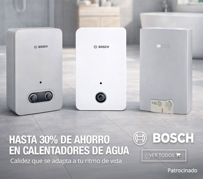 hasta 30% de ahorro en calentadores de agua