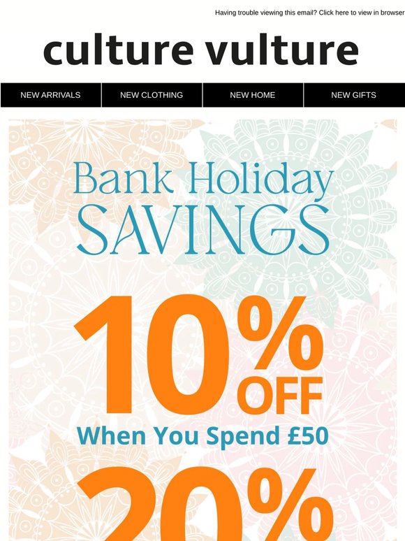 Up to 20% Off Everything!