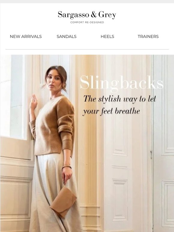 NEW IN: Slingbacks