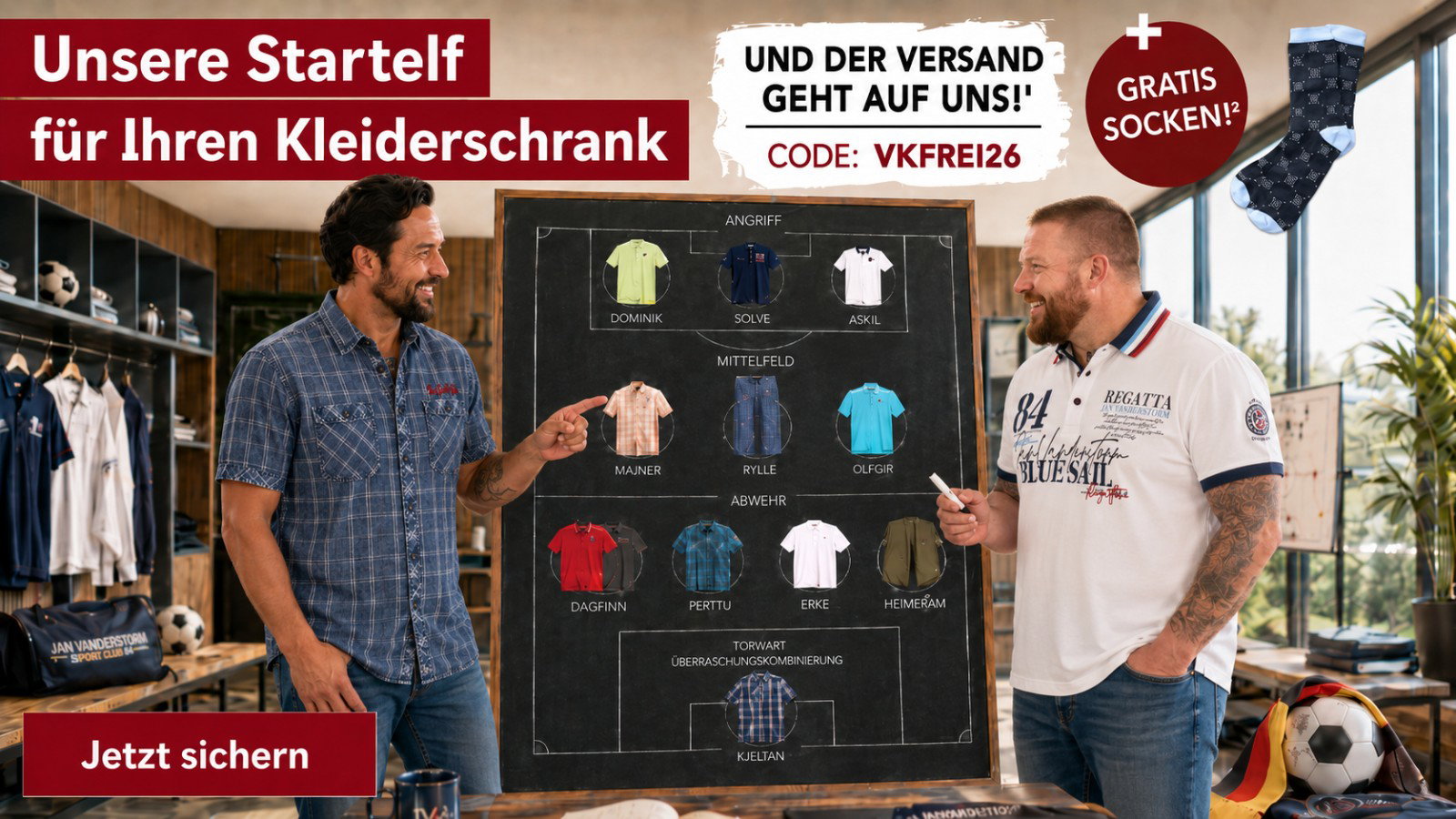 Männer in Aktion