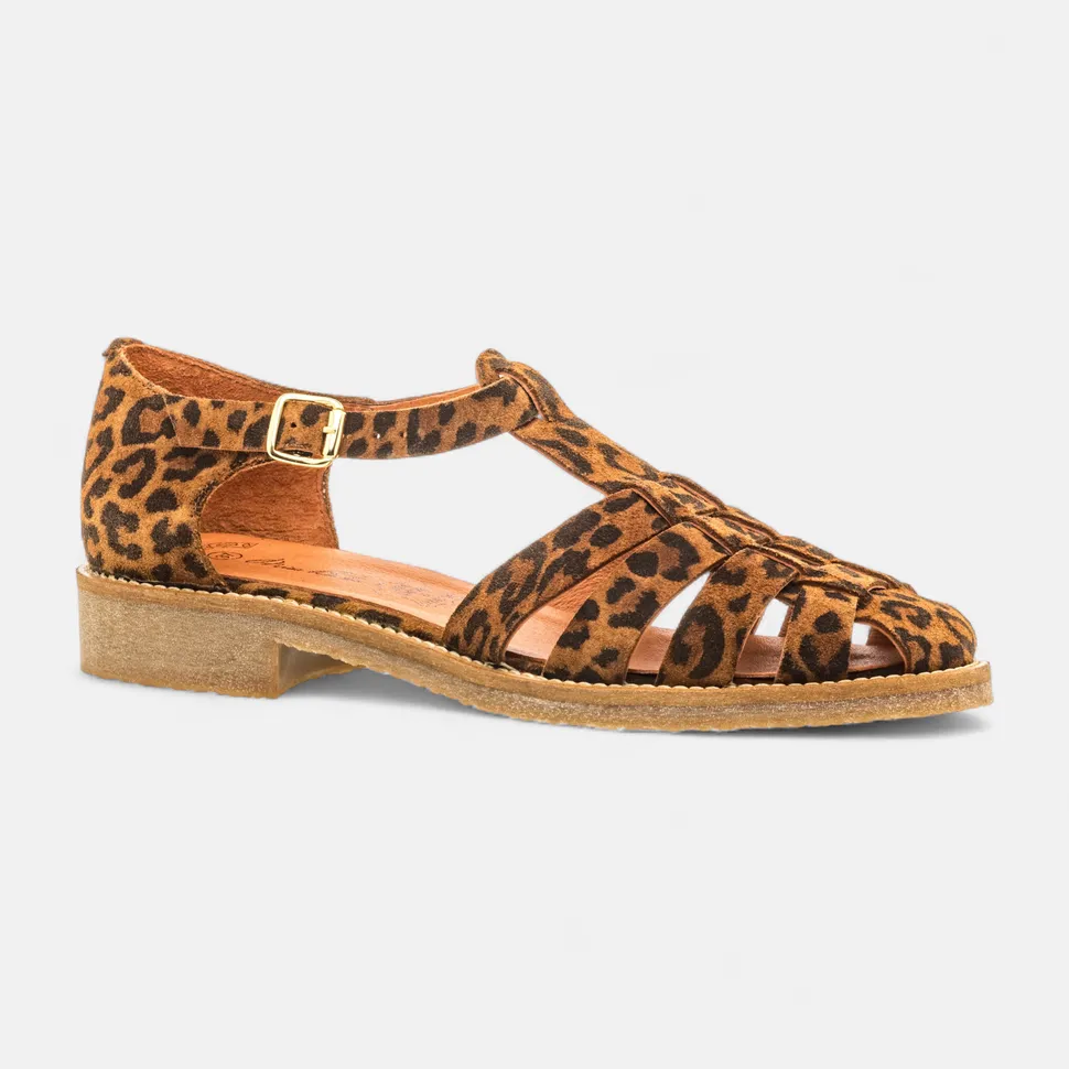 Babies Femme en cuir camel